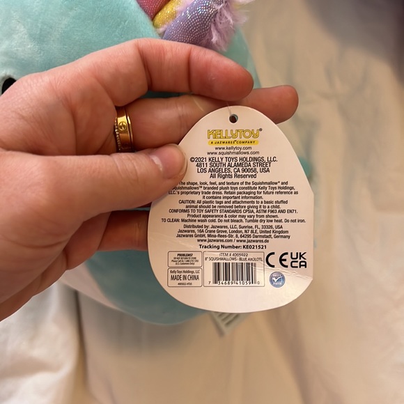 Squishmallows 12 inch Irina The Mint Axolotl Plush Stuffed Animal Toy - Picture 6 of 6